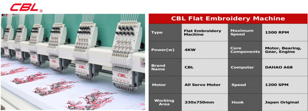 cbl embroidery machine